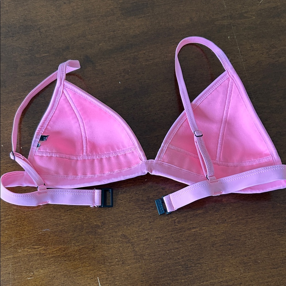 Triangl swimwear Pink Triangle Bikini Top - Picture 2 of 5